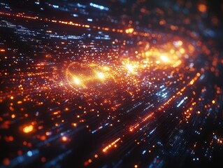 Fototapeta premium KMeans Clustering Visualization for Big Data Analysis