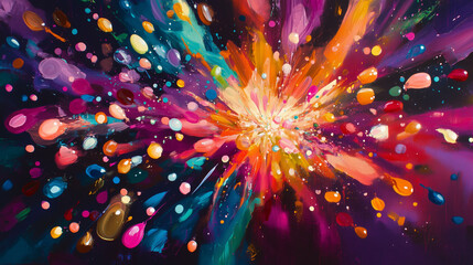 Cute pop Paint background wallpaper