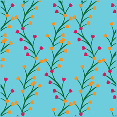 seamless pattern with leaves