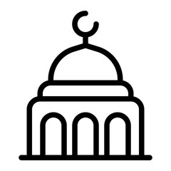 Mosque Line Icon