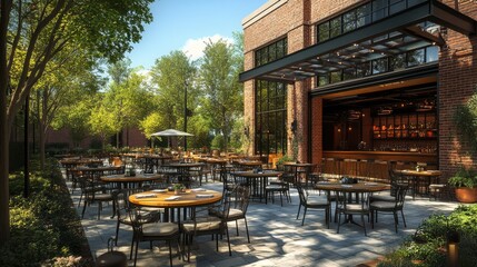 Outdoor Restaurant Patio