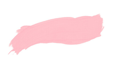 Horizontal pink brush strokes on transparent background.