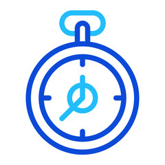 Stopwatch Duoline Icon