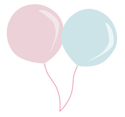 illustration of balloons