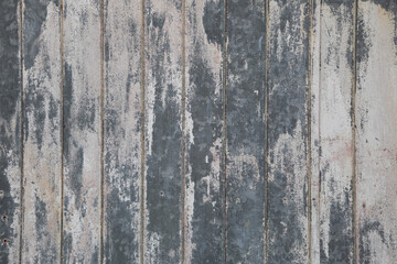 Gray old used painted wooden background with old paint boards