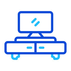 Television Duoline Icon