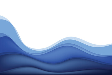 abstract blue wave background