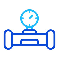 Water Meter Duoline Icon