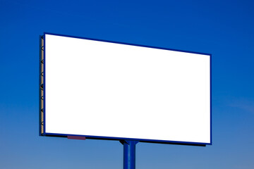 Obraz premium Large billboards for outdoor advertising along the roads. Background for design. 
