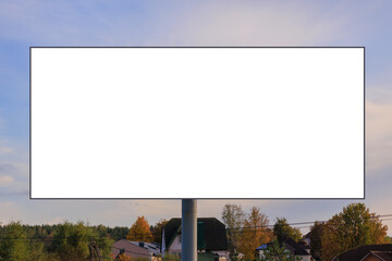 Large billboards for outdoor advertising along the roads. Background for design. 