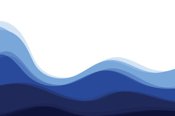 abstract blue wave background