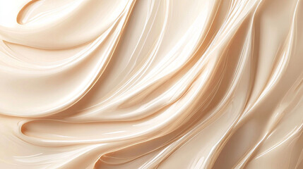 Fototapeta premium Cosmetic lotion or gel smear realistic vector illustration. Gel, soap, toothpaste, cosmetic face mask or serum texture smudge swatch isolated on transparent background