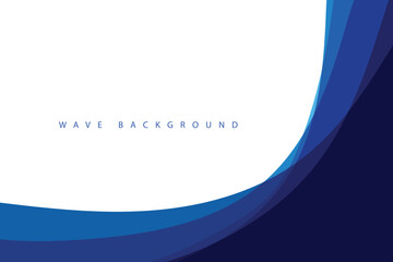 abstract blue wave vector background