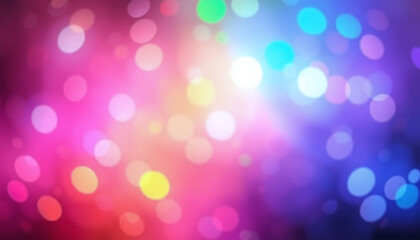 Abstract Color Spectrum of curves, lines and angles, diagonal stripes and concentric circles with bokeh effect