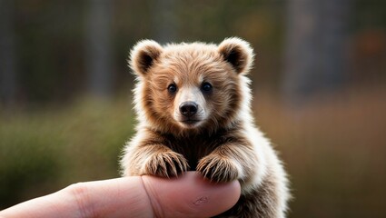 brown bear cub