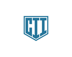 CII Logo design vector template. CII