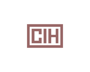 CIH logo design vector template. CIH