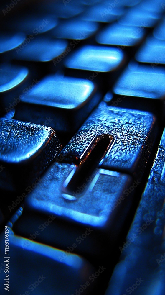 Poster a secure login screen on a computer, symbolizing protected access to health records