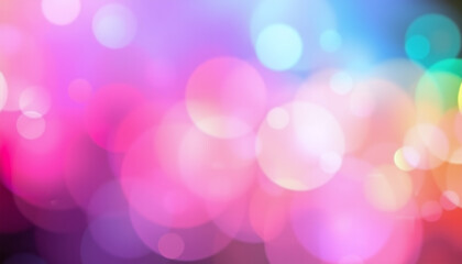 Obraz premium Abstract Color Spectrum of curves, lines and angles, diagonal stripes and concentric circles with bokeh effect