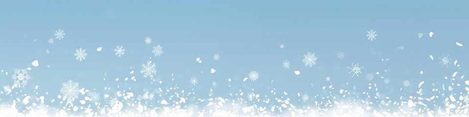 Winter Wonderland: A Beautiful Abstract Representation of Snow Falling