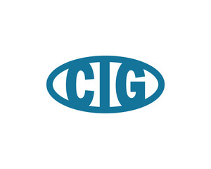 CIG Logo design vector template. CIG