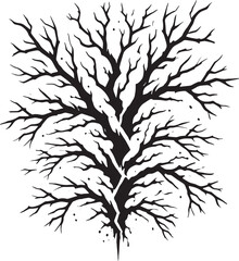 Cracks shape element silhouette vector illustration isolated on a white background