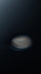 Close-up of a biometric fingerprint scanner on a healthcare device ensuring privacy and security