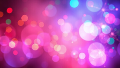 Abstract Color Spectrum of curves, lines and angles, diagonal stripes and concentric circles with bokeh effect