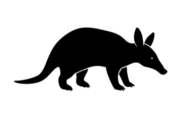 Aardvark silhouette icon