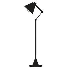 Floor lamp silhouette
