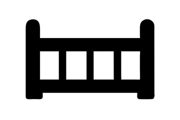 Crib silhouette