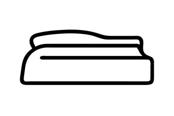 Bed sheet silhouette