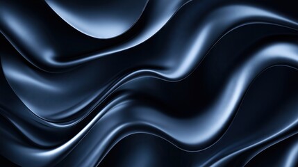 Black silk abstract wallpaper wave leading lines