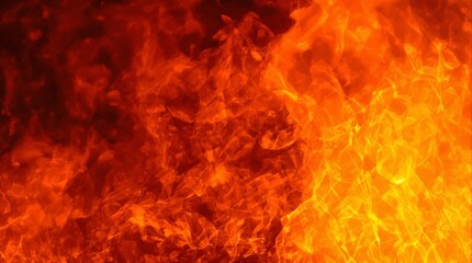 Vibrant Fiery Abstract Background with Bold Orange, Red, and Yellow Tones for Action Posters, Gaming Designs, and High-Impact Marketing