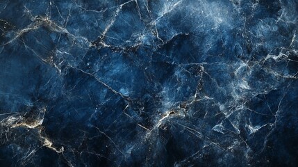 Beautiful abstract grunge decorative dark navy blue stone wall texture with rough indigo blue marble background