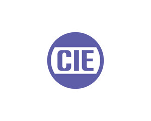 CIE logo design vector template. CIE