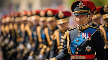 A Royal Guard in Full Dress Uniform