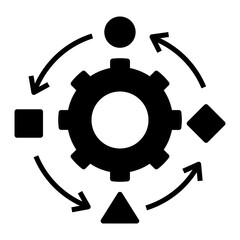 adaptation black icon