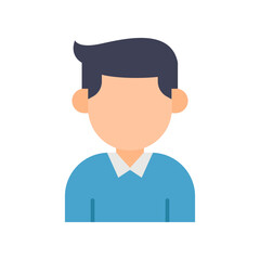 Illustration of an Man Faceless Avatar