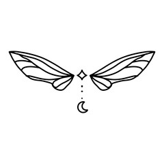 Illustration of an Esotheric Handdrawn Illustration