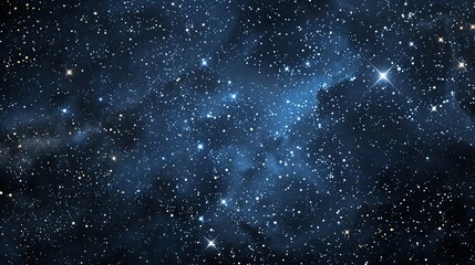 Obraz premium A night sky with stars and constellations.