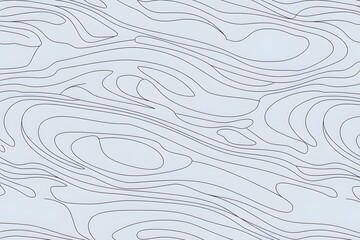 Light Pale Soft Pastel Contour Lines Representing Elevation and Terrain Variation. Ideal for Topographic Maps and Geographical Studies.