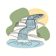 Abstract organic pattern design