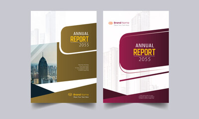 Annual Report Cover Design Template