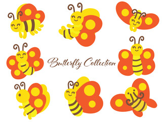 Colorful Butterfly Illustration Collection