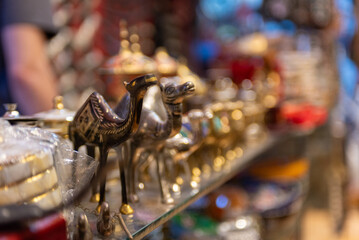 Arabian Souvenirrs At The Market In Oman