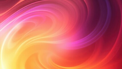 Obraz premium Abstract colorful swirl design with vibrant hues of pink, orange, and purple creating a dynamic visual that evokes feelings of energy and creativity.