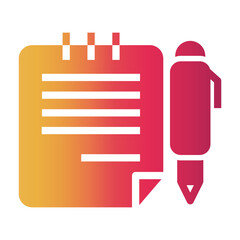 notebook Gradient icon