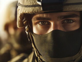 Fototapeta premium Understanding Special Forces: Elite Military Units Specializing in Unconventional Warfare, Counter-Terrorism, and Strategic Operations Through Diverse Skills and Small-Team Tactics.