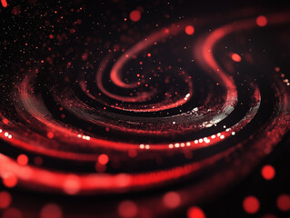 red background